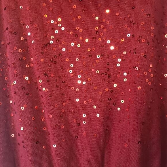 APT. 9 Sleeveless Cowlneck Sequin Sweater - Picture 3 of 8